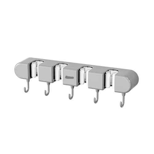 1/2PCS Besen Mopp Halter mit Haken Wand Montiert Besen Lagerung Rack Kein Bohren 1/2PCS Besen Mopp Halter mit Haken Wand Montiert Besen Lagerung Rack Kein Bohren von Generic