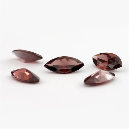 1,5 x 3 - 10 x 20 mm, 5 A, Marquiseschliff, loser Zirkonia, synthetische Edelsteine für Schmuckherstellung, Rhodolit-Farbe, 6 x 12 mm, 20 Stück 1,5 x 3 - 10 x 20 mm, 5 A, Marquiseschliff, loser Zirkonia, synthetische Edelsteine für Schmuckherstellung, Rhodolit-Farbe, 6 x 12 mm, 20 Stück von Generic