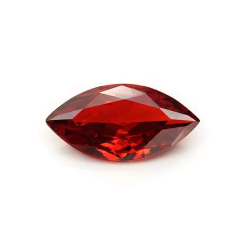 1,5 x 3–10 x 20 mm, lose Zirkonia-Steine, 5 A, Zirkonia, synthetische Edelsteine für Schmuckherstellung, Granat, 3,5 x 7 mm, 50 Stück von Generic