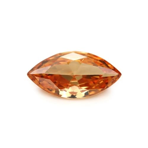 1,5 x 3-10 x 20 mm Marquiseschliff, loser Zirkoniastein, 5 A, synthetischer Edelstein für synthetische Edelsteine, 6x12mm 50pcs, Cubic Zirkonia von Generic