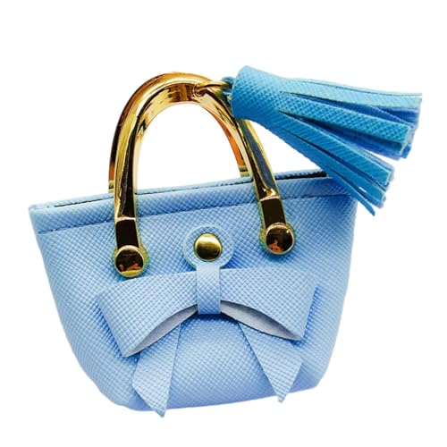 1/6 Mini Handtasche Miniatur Tragetasche Puppenhaus Dekoration Zubehör Puppenkleid Pu für 12 Zoll Puppen BJD Kleidung, Hellblau 1/6 Mini Handtasche Miniatur Tragetasche Puppenhaus Dekoration Zubehör Puppenkleid Pu für 12 Zoll Puppen BJD Kleidung, Hellblau von Generic
