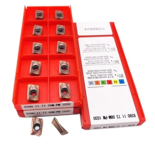 1 0pcs Harte Legierung R390 11T308 PM 1030 Indexierbares Dreheinsatz R390 Metall Schneidwerkzeug Mahlmaschine Teile Einsatz YIJIAN 1 0pcs Harte Legierung R390 11T308 PM 1030 Indexierbares Dreheinsatz R390 Metall Schneidwerkzeug Mahlmaschine Teile Einsatz YIJIAN von Generic