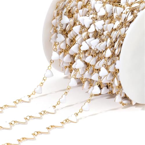 1 Meter lange Edelstahl-Ketten für Halsketten, Ohrringe, Fundstücke, DIY-Schmuck, Armbandmaterial von Generic