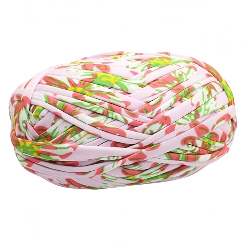 1 PCS Buntes T-Shirt Garn Strickgarn Stoff Häkeltuch für DIY Strickgewebe Kunst von Generic