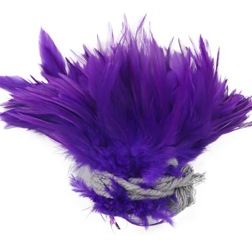 1 Rolle farbige Fasanenfedern für Bastelarbeiten, Schmuck, Hochzeit, Party, Dekoration, Bastelzubehör, Lila, 2 Stück 1 Rolle farbige Fasanenfedern für Bastelarbeiten, Schmuck, Hochzeit, Party, Dekoration, Bastelzubehör, Lila, 2 Stück von Generic