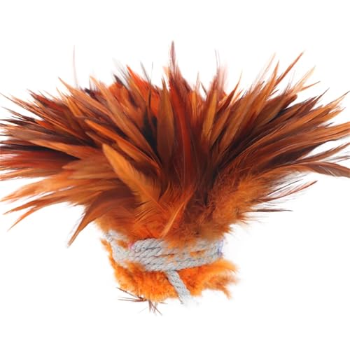 1 Rolle farbige Fasanenfedern für Bastelarbeiten, Schmuck, Hochzeit, Party, Dekoration, Bastelzubehör, Orange, 1 Stück 1 Rolle farbige Fasanenfedern für Bastelarbeiten, Schmuck, Hochzeit, Party, Dekoration, Bastelzubehör, Orange, 1 Stück von Generic