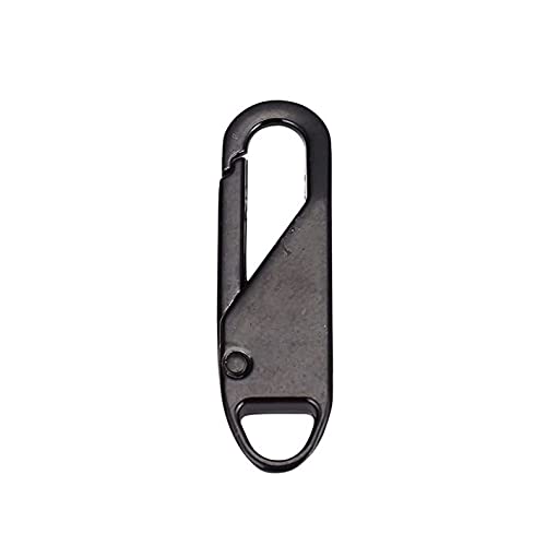 1 Stück Abnehmbarer Reißverschluss Zipper Pull, Reißverschluss für Reißverschlussreparatur, Metall-Reißverschluss-Puller Ersatz-Reißverschluss für Koffer-Mantel-Stiefel-Jacken-Rucksäcke Praktisches D von Generic