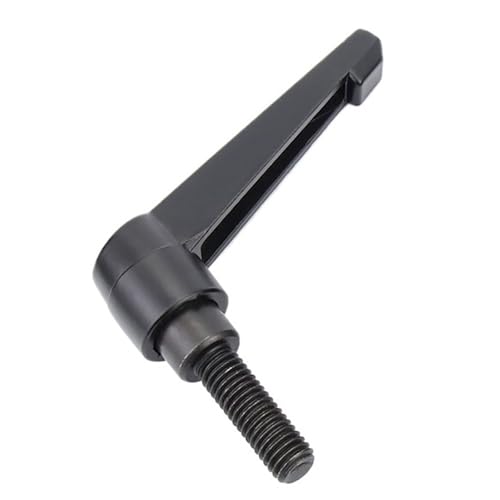 1 Stück verstellbarer Klemmhebelgriff M12 x 20/25/32/40/45/50/63/70/80/100 mm metrisches Außengewinde Bolzenknöpfe verstellbarer Griff in Schwarz(M12*25) von Generic