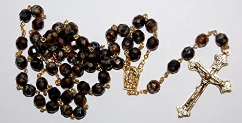 1 stk Rosenkränze mit tschechischen Glasperlen und Methalkreuz Böhmische Glasperlen, R230810- 1 stk Rosenkränze mit tschechischen Glasperlen und Methalkreuz Böhmische Glasperlen, R230810- von generic