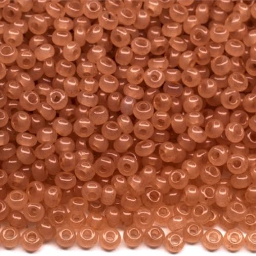 10/0 02111 Tschechische Glasperlen Rocailles Braunalabaster - Solgel gefärbt Verpackung 4500 Stück Gewicht 50 Gramm Perlen Größe 2,3 mm Zum Perlensticken und Herstellen von Schmuck 10/0 02111 Tschechische Glasperlen Rocailles Braunalabaster - Solgel gefärbt Verpackung 4500 Stück Gewicht 50 Gramm Perlen Größe 2,3 mm Zum Perlensticken und Herstellen von Schmuck von Generic