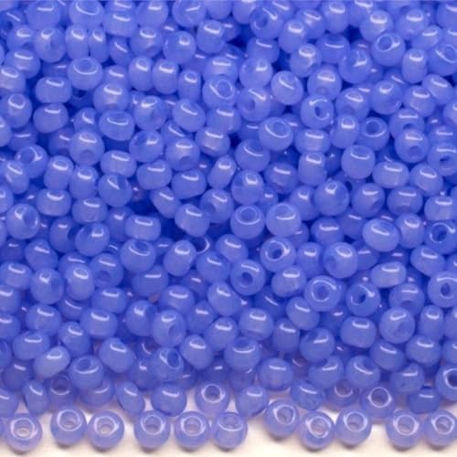 10/0 02131 Tschechische Glasperlen Rocailles Blaualabaster - Solgel gefärbt Verpackung 900 Stück Gewicht 10 Gramm Perlen Größe 2,3 mm Zum Perlensticken und Herstellen von Schmuck 10/0 02131 Tschechische Glasperlen Rocailles Blaualabaster - Solgel gefärbt Verpackung 900 Stück Gewicht 10 Gramm Perlen Größe 2,3 mm Zum Perlensticken und Herstellen von Schmuck von Generic