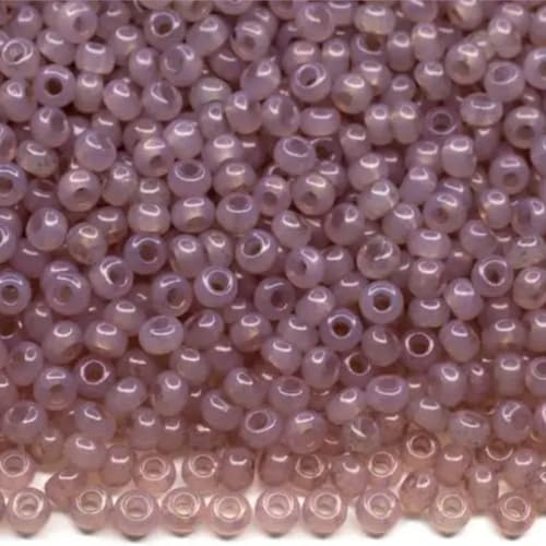10/0 02213 Tschechische Glasperlen, Rocailles Purple Alabaster - Solgel gefärbt, 4500 Stück, 50 g von Generic