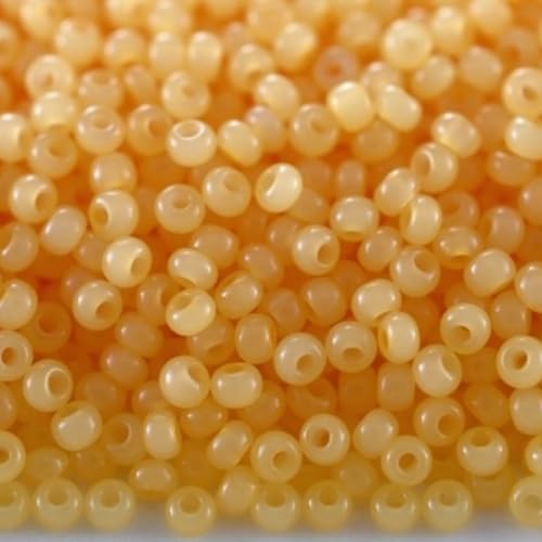 10/0 02282 Tschechische Glasperlen Rocailles Yellow Alabaster - Solgel gefärbt Verpackung 2250 Stück Gewicht 25 Gramm Perlen Größe 2,3 mm Zum Perlensticken und Herstellen von Schmuck 10/0 02282 Tschechische Glasperlen Rocailles Yellow Alabaster - Solgel gefärbt Verpackung 2250 Stück Gewicht 25 Gramm Perlen Größe 2,3 mm Zum Perlensticken und Herstellen von Schmuck von Generic