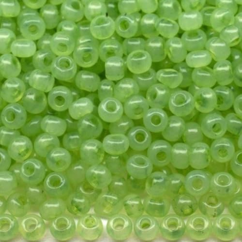 10/0 02662 Tschechische Glas-Rocailles Rocailles Grüner Alabaster - Solgel gefärbt Verpackung 4500 Stück Gewicht 50 Gramm Perlen Größe 2,3 mm Zum Perlensticken und Herstellen von Schmuck 10/0 02662 Tschechische Glas-Rocailles Rocailles Grüner Alabaster - Solgel gefärbt Verpackung 4500 Stück Gewicht 50 Gramm Perlen Größe 2,3 mm Zum Perlensticken und Herstellen von Schmuck von Generic