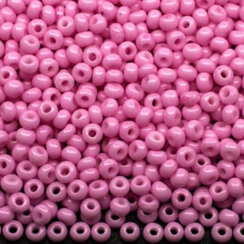 10/0 03692 Tschechische Glasperlen Rocailles Rocailles Rosa Kreide Verpackung 900 Stück Gewicht 10 Gramm Perlen Größe 2,3 mm Zum Perlensticken und Herstellen von Schmuck 10/0 03692 Tschechische Glasperlen Rocailles Rocailles Rosa Kreide Verpackung 900 Stück Gewicht 10 Gramm Perlen Größe 2,3 mm Zum Perlensticken und Herstellen von Schmuck von Generic