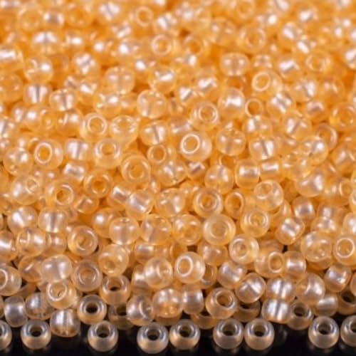 10/0 08192 Tschechische Glasperlen Rocailles Orange Crystal - Perle Verpackung 4500 Stück Gewicht 50 Gramm Perlengröße 2,3 mm Zum Perlensticken und Herstellen von Schmuck 10/0 08192 Tschechische Glasperlen Rocailles Orange Crystal - Perle Verpackung 4500 Stück Gewicht 50 Gramm Perlengröße 2,3 mm Zum Perlensticken und Herstellen von Schmuck von Generic