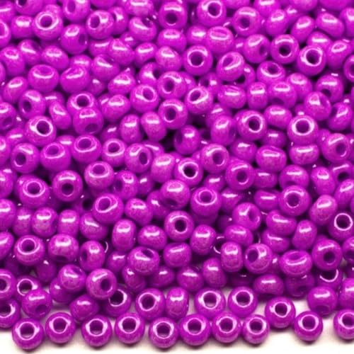 10/0 16125 Tschechische Glasperlen Rocailles Fliederkreide - Farbe Verpackung 2250 Stück Gewicht 25 g Perlengröße 2,3 mm Zum Perlensticken und Herstellen von Schmuck 10/0 16125 Tschechische Glasperlen Rocailles Fliederkreide - Farbe Verpackung 2250 Stück Gewicht 25 g Perlengröße 2,3 mm Zum Perlensticken und Herstellen von Schmuck von Generic