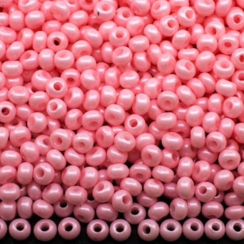 10/0 16298 Tschechische Glas-Rocailles Rocailles Rosa Kreide - Perle 2250 Stück, 25 g von Generic