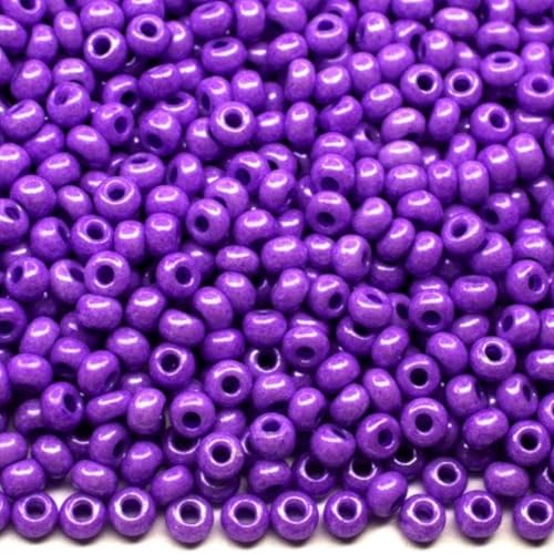 10/0 16328 Tschechische Glasperlen, Rocailles, Violette Kreide, Farbe, Verpackung 900 Stück, Gewicht 10 g, Perlengröße 2,3 mm, für Perlenstickerei, Schmuckherstellung 10/0 16328 Tschechische Glasperlen, Rocailles, Violette Kreide, Farbe, Verpackung 900 Stück, Gewicht 10 g, Perlengröße 2,3 mm, für Perlenstickerei, Schmuckherstellung von Generic