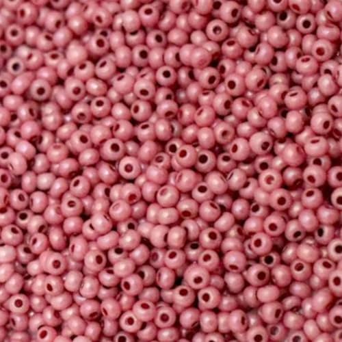 10/0 16498 Tschechische Glas-Rocailles Rocailles Rosa Kreide - Farbe Verpackung 4500 Stück Gewicht 50 g Perlengröße 2,3 mm Zum Perlensticken und Herstellen von Schmuck 10/0 16498 Tschechische Glas-Rocailles Rocailles Rosa Kreide - Farbe Verpackung 4500 Stück Gewicht 50 g Perlengröße 2,3 mm Zum Perlensticken und Herstellen von Schmuck von Generic