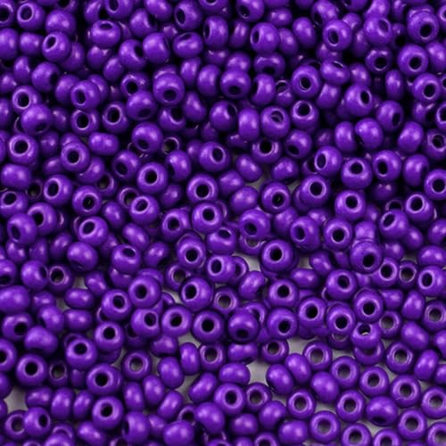 10/0 16A28 Rocailles, matt, tschechische Glasperlen, Rocailles, Violette Kreide, Farbe, Verpackung 900 Stück, Gewicht 10 g, Perlengröße 2,3 mm, für Perlenstickerei, Schmuckherstellung 10/0 16A28 Rocailles, matt, tschechische Glasperlen, Rocailles, Violette Kreide, Farbe, Verpackung 900 Stück, Gewicht 10 g, Perlengröße 2,3 mm, für Perlenstickerei, Schmuckherstellung von Generic
