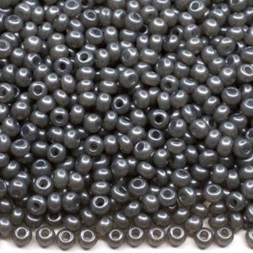 10/0 17949 Tschechische Glasperlen Rocailles Graualabaster - Perle. Verpackung 4500 Stück, Gewicht 50 g, Perlengröße 2,3 mm, für Perlenstickerei, Schmuckherstellung 10/0 17949 Tschechische Glasperlen Rocailles Graualabaster - Perle. Verpackung 4500 Stück, Gewicht 50 g, Perlengröße 2,3 mm, für Perlenstickerei, Schmuckherstellung von Generic
