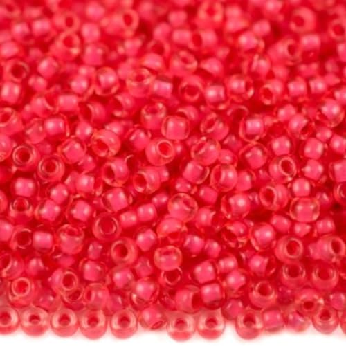 10/0 80998 Tschechische Glasperlen Rocailles Rocailles Rot gefärbter Kristall Farbe gefüttert Rot Verpackung 4500 Stück Gewicht 50 Gramm Perlen Größe 2,3 mm Zum Perlensticken und Herstellen von 10/0 80998 Tschechische Glasperlen Rocailles Rocailles Rot gefärbter Kristall Farbe gefüttert Rot Verpackung 4500 Stück Gewicht 50 Gramm Perlen Größe 2,3 mm Zum Perlensticken und Herstellen von von Generic