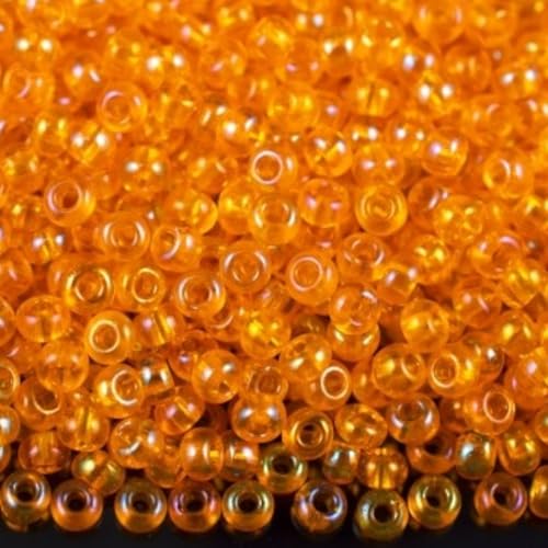 10/0 81060 Tschechische Glasperlen Rocailles Gelb - Transparent Regenbogen Verpackung 4500 Stück Gewicht 50 Gramm Perlen Größe 2,3 mm Zum Perlensticken und Herstellen von Schmuck 10/0 81060 Tschechische Glasperlen Rocailles Gelb - Transparent Regenbogen Verpackung 4500 Stück Gewicht 50 Gramm Perlen Größe 2,3 mm Zum Perlensticken und Herstellen von Schmuck von Generic