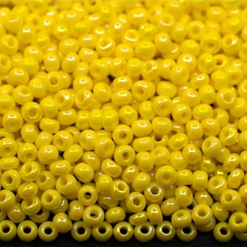 10/0 84110 Tschechische Glasperlen, Rocailles, blickdicht, Regenbogengelb, Verpackung 4500 Stück, Gewicht 50 g, Perlengröße 2,3 mm, für Perlenstickerei, Schmuckherstellung 10/0 84110 Tschechische Glasperlen, Rocailles, blickdicht, Regenbogengelb, Verpackung 4500 Stück, Gewicht 50 g, Perlengröße 2,3 mm, für Perlenstickerei, Schmuckherstellung von Generic