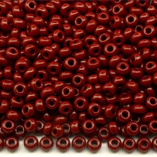 10/0 93300 Tschechische Rocailles-Glasperlen, blickdicht, Verpackung 2250 Stück, Gewicht: 25 g. von Generic