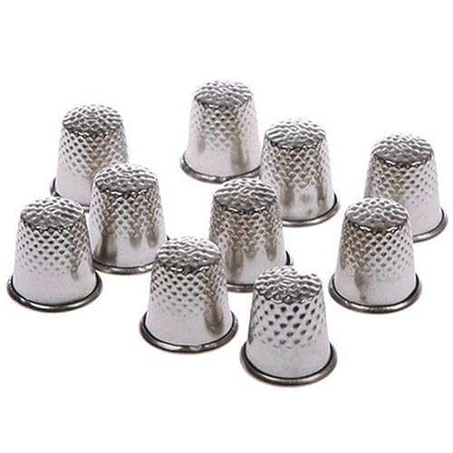 10 St Vintage Finger Fingerhut Nähnadeln Metall Nähmaschine Zubehör Haushalt 10 St Vintage Finger Fingerhut Nähnadeln Metall Nähmaschine Zubehör Haushalt von Generic