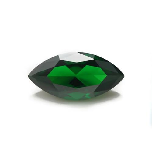 10 Stück 2 x 4-8 x 16 mm 5A Marquise-Form Zirkonia synthetische Edelsteine für Schmuckherstellung, GN8, 7 x 14 mm (10 Stück) von Generic