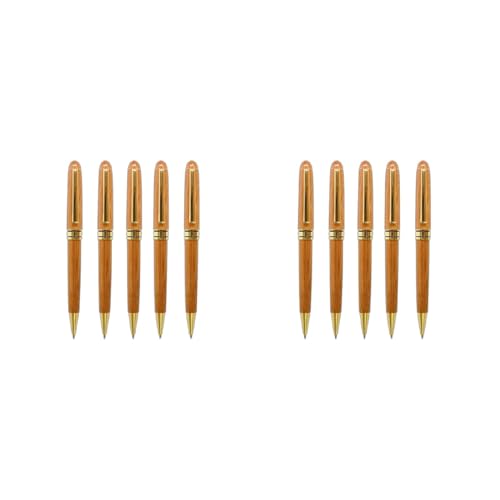 10 Stück Bambus-Kugelschreiber, Holz-Kugelschreiber, Bambus-Holz-Kugelschreiber, nachhaltiger, umweltfreundlicher Stift von Generic