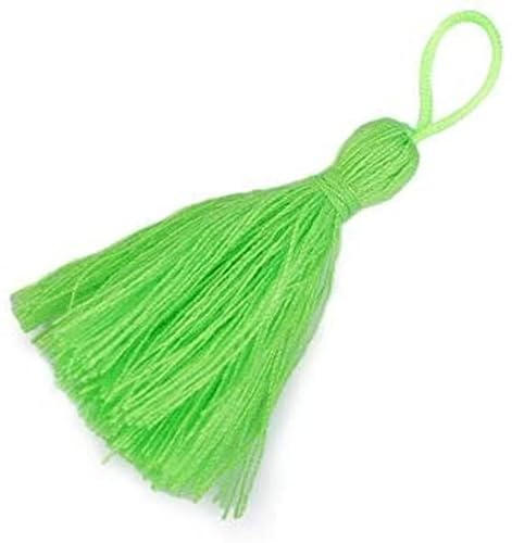 10 Stück Hellgrüne Neon Dekorative Quaste Länge 5,5 cm, Quasten, Fransen und Kurzwaren Professional und Fashion 10 Stück Hellgrüne Neon Dekorative Quaste Länge 5,5 cm, Quasten, Fransen und Kurzwaren Professional und Fashion von Generic
