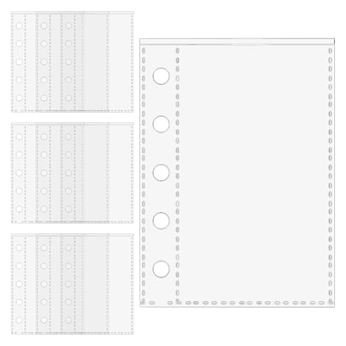 10 Stück Ordnerhüllen transparent M5 Seiten Dokumentenschutz Ringe Schutzhülle für Manager Pädagogen Schreibwaren Etiketten 10 Stück Ordnerhüllen transparent M5 Seiten Dokumentenschutz Ringe Schutzhülle für Manager Pädagogen Schreibwaren Etiketten von Generic