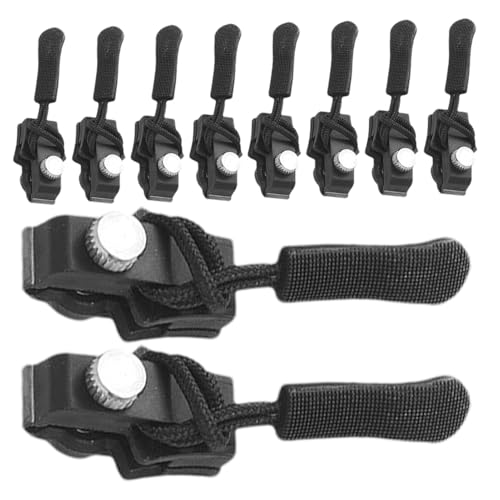 10 Stück Reißverschluss-Schieber-Ersatz – Reißverschluss-Kopf-Ersatz, Reißverschluss-Reparatur, 10-teiliges Festes Reißverschluss-Ersatz-Schieber-Set Für Gepäck, Rucksack, Jacke, Geldbörse. Reißversch 10 Stück Reißverschluss-Schieber-Ersatz – Reißverschluss-Kopf-Ersatz, Reißverschluss-Reparatur, 10-teiliges Festes Reißverschluss-Ersatz-Schieber-Set Für Gepäck, Rucksack, Jacke, Geldbörse. Reißversch von Generic