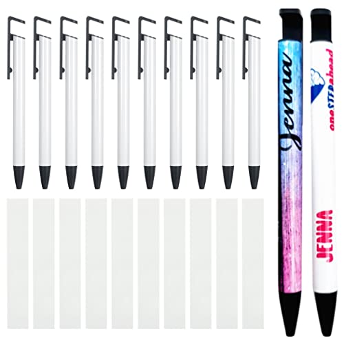 10 Stück Thermotransfer-Stift-Rohlinge, Sublimations-Kugelschreiber für Schule und Büro 10 Stück Thermotransfer-Stift-Rohlinge, Sublimations-Kugelschreiber für Schule und Büro von Generic