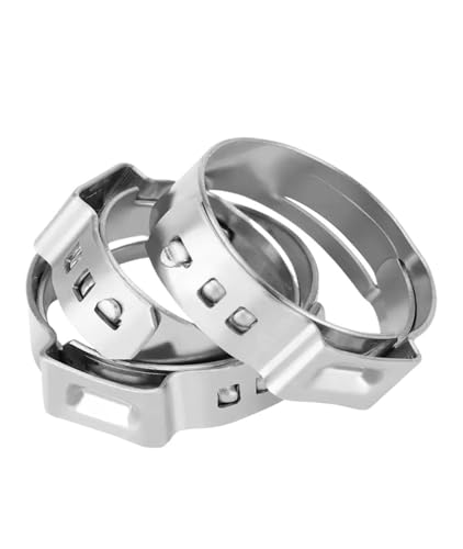 10 Stücke 304 Edelstahl Einzel Ohr Schlauch Klemmen Clip(14.3-16.8mm) von Generic