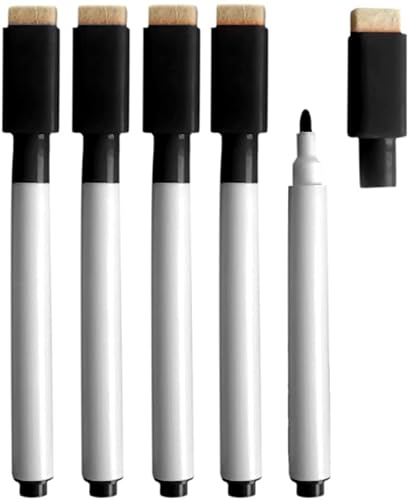 10 Whiteboard-Stifte – wiederbeschreibbare, trocken abwischbare Whiteboard-Marker mit Radierkappe, schwarz Praktisches Design und Langlebig 10 Whiteboard-Stifte – wiederbeschreibbare, trocken abwischbare Whiteboard-Marker mit Radierkappe, schwarz Praktisches Design und Langlebig von Generic
