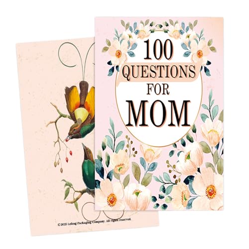 100 Fragen, Die Sich Jede Mutter Stellen Sollte - Mama Erzähle Deine Geschichte Buch | Zeitloses Erinnerungsalbum Als Besonderes Geschenk Zum Geburtstag Weihnachten Und Festlichen Anlässen von Generic