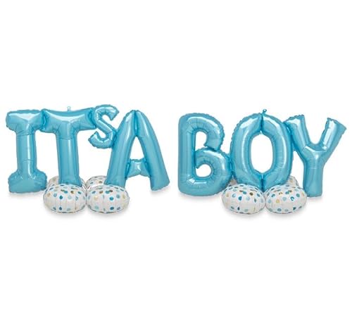 100 "PKG It's A Boy Airloonz Deko-Satz von Generic