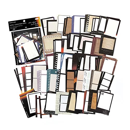 100 Stück/Los Notizblöcke Material Papier Erinnerungen Preface Scrapbooking Karten Hintergrund Journal Dekoration Papier Retro von Generic