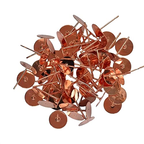 100 Stück 8 mm blanko Pad Ohrstecker Ohrstecker Stecker DIY Herstellung Findings - Roségold 100 Stück 8 mm blanko Pad Ohrstecker Ohrstecker Stecker DIY Herstellung Findings - Roségold von Generic
