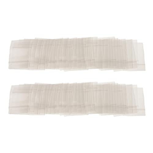 100 Stück transparente Reißverschlussbeutel, 2,3 x 2,5 cm, 4 mm dick, wiederverschließbare Plastikbeutel zur Aufbewahrung, 3 x 4 cm Größe 100 Stück transparente Reißverschlussbeutel, 2,3 x 2,5 cm, 4 mm dick, wiederverschließbare Plastikbeutel zur Aufbewahrung, 3 x 4 cm Größe von Generic