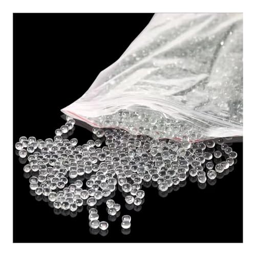 1000 Stück/2000 Stück Durchmesser 1 mm bis 11 mm, kleine dekorative Glaskugeln, klare Glasperlen for Laborexperimente(9.5mm) von Generic
