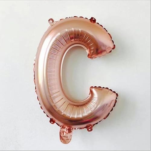 100cm Roségold Folienballon Buchstabe C für Dekoration Ballon Geburtstag, Hochzeit, Party und so weiter- von Generic