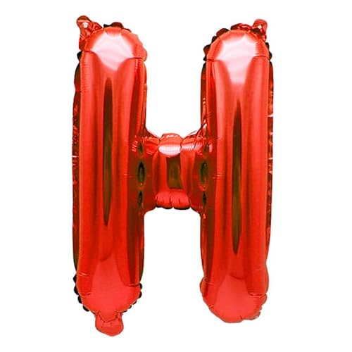 100cm rot Folienballon Buchstabe H zur Heliumbefüllung 100cm rot Folienballon Buchstabe H zur Heliumbefüllung von Generic