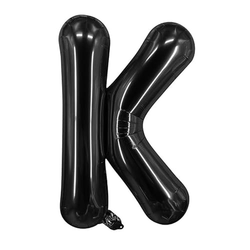100cm schwarz Folienballon Buchstabe K für Dekoration Ballon Geburtstag, Hochzeit, Party und so weiter- 100cm schwarz Folienballon Buchstabe K für Dekoration Ballon Geburtstag, Hochzeit, Party und so weiter- von Generic