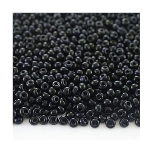 100g Preciosa Samen Perlen fallen (wie Magatama -Perlen) schwarz, 6.1 mm (PRECIOSA seed beads Drops (like MAGATAMA beads) black) von generic