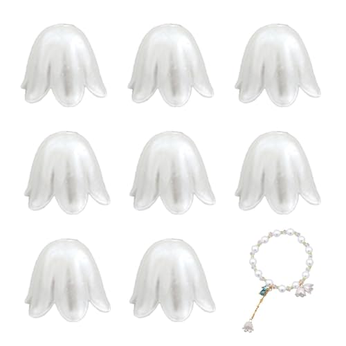 100pcs Faux Pearl Perlen - Weiße Kleine Perlen Mit Löchern Zum Nähen Und Schmuck | Perlen Für Das Handwerksprojekte, Lilien -Lilien -Dekorperlen Für Ohrringe, Armbänder, Handgefertigte Ornamente, Gesc 100pcs Faux Pearl Perlen - Weiße Kleine Perlen Mit Löchern Zum Nähen Und Schmuck | Perlen Für Das Handwerksprojekte, Lilien -Lilien -Dekorperlen Für Ohrringe, Armbänder, Handgefertigte Ornamente, Gesc von Generic